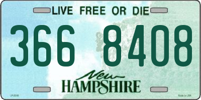 NH license plate 3668408
