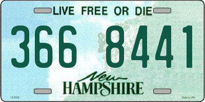 NH license plate 3668441