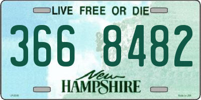 NH license plate 3668482