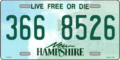 NH license plate 3668526