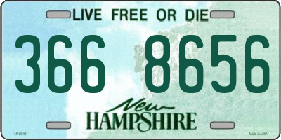 NH license plate 3668656