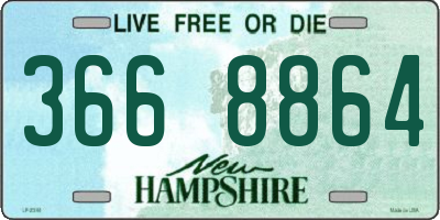 NH license plate 3668864