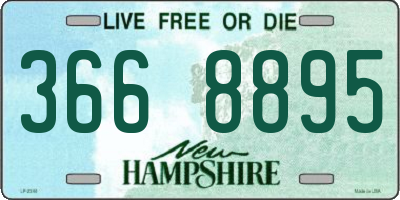 NH license plate 3668895