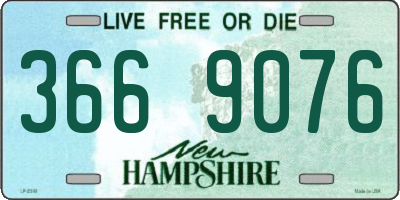NH license plate 3669076
