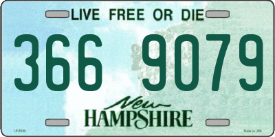 NH license plate 3669079