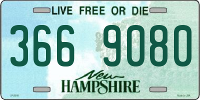 NH license plate 3669080