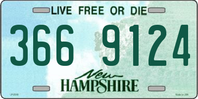 NH license plate 3669124