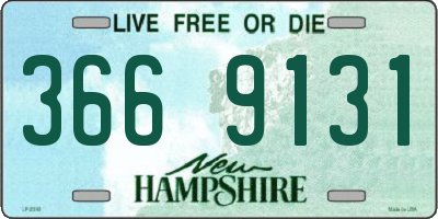 NH license plate 3669131