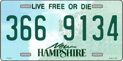 NH license plate 3669134