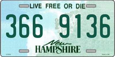 NH license plate 3669136