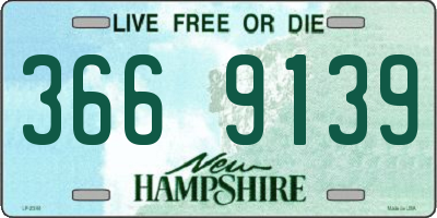 NH license plate 3669139