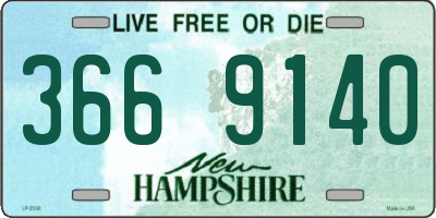 NH license plate 3669140
