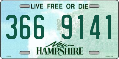 NH license plate 3669141