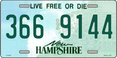 NH license plate 3669144