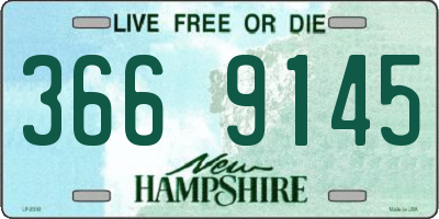 NH license plate 3669145