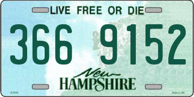 NH license plate 3669152