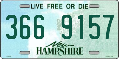 NH license plate 3669157