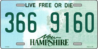 NH license plate 3669160