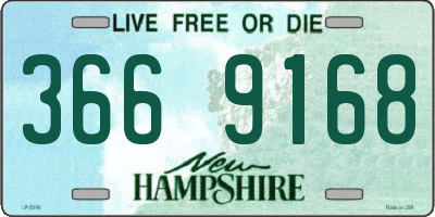 NH license plate 3669168