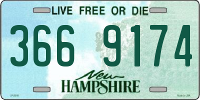 NH license plate 3669174