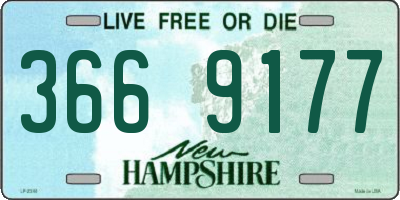 NH license plate 3669177
