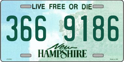 NH license plate 3669186