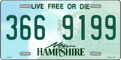 NH license plate 3669199