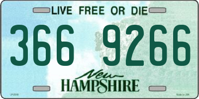 NH license plate 3669266