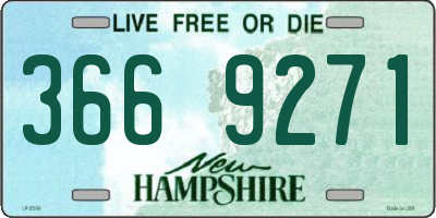 NH license plate 3669271