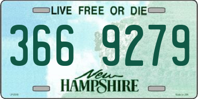NH license plate 3669279