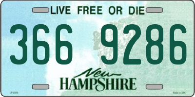 NH license plate 3669286