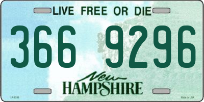 NH license plate 3669296