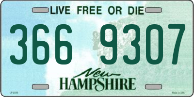 NH license plate 3669307