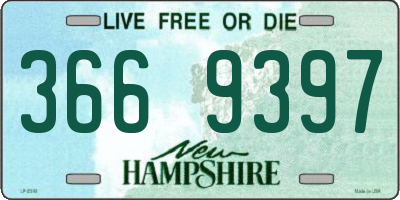 NH license plate 3669397