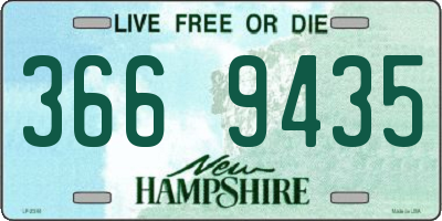 NH license plate 3669435