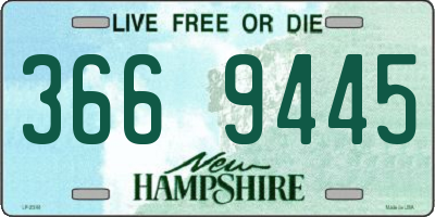 NH license plate 3669445