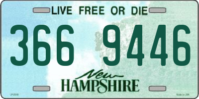 NH license plate 3669446