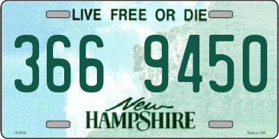 NH license plate 3669450