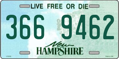 NH license plate 3669462