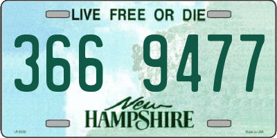NH license plate 3669477