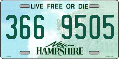 NH license plate 3669505