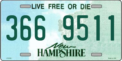 NH license plate 3669511