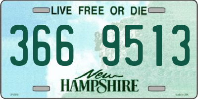 NH license plate 3669513