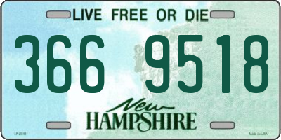 NH license plate 3669518