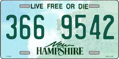 NH license plate 3669542