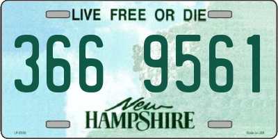 NH license plate 3669561