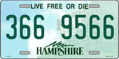 NH license plate 3669566