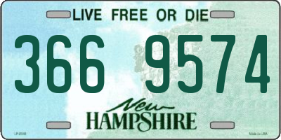NH license plate 3669574