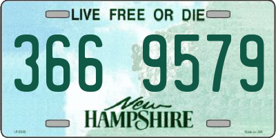 NH license plate 3669579