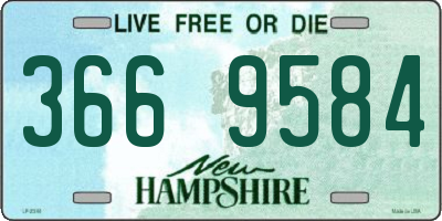 NH license plate 3669584